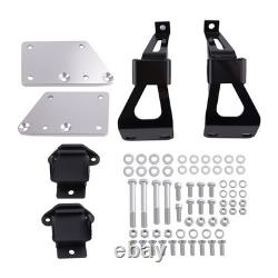 LS Engine Mount Kit for Chevy C10 1963-72 6372MP-SM Complete Installation Bracke