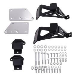 LS Engine Mount Kit for Chevy C10 1963-72 6372MP-SM Complete Installation Bracke