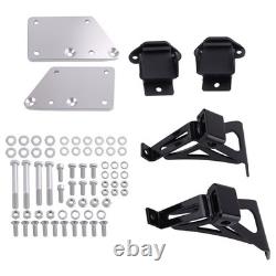 LS Engine Mount Kit for Chevy C10 1963-72 6372MP-SM Complete Installation Bracke