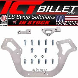LS Sprint Car Front Engine Plate 1pc Aluminum Chevy Motor Mount 19.5 Wide LS1