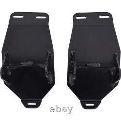 LS Swap Complete Motor Mount Kit, Black, Steel, Fits Chevy C10 1967-72