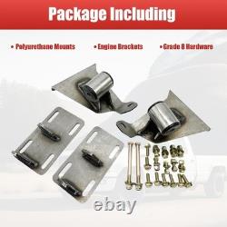 LS Swap Engine Motor Mounts for Chevy C10 C20 for GMC C15 2WD Blazer Suburban