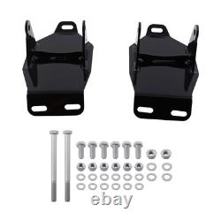 LS Swap Motor Mount For Chevy C10 GMC C1500 1967-1972 Powder Coated Steel Black