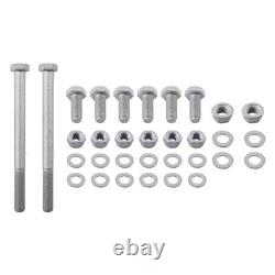 LS Swap Motor Mount For Chevy C10 GMC C1500 1967-1972 Powder Coated Steel Black