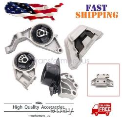 Motor Mount & Trans Mount Set 4PCS For 05-10 Chevrolet Cobalt 06-11 HHR 2.2 2.4L