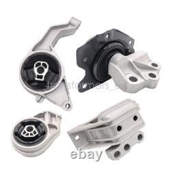 Motor Mount & Trans Mount Set 4PCS For 05-10 Chevrolet Cobalt 06-11 HHR 2.2 2.4L