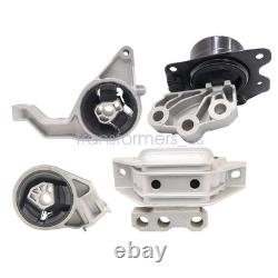 Motor Mount & Trans Mount Set 4PCS For 05-10 Chevrolet Cobalt 06-11 HHR 2.2 2.4L