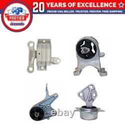 Motor & Trans Mount 4PCS Set Fit 2008-2012 Chevrolet Malibu 2.4L Auto Trans