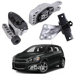 N272 Fits 2013-2016 Chevrolet Sonic 1.8l Auto Motor & Transmission Mount Set