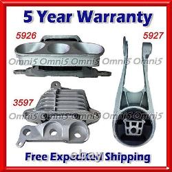 N958 Fits 2019-2023 Chevrolet Malibu 1.5L AUTO Motor & Transmission Mount 3pc