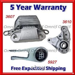 N972 Fits 2020-2022 Chevrolet Malibu 2.0L Motor & Torque Strut Mount Set 3pc