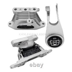 NEW 3PCS For 16-19 Chevy Malibu 1.8 Hybrid CVT Motor Mounts & Transmission Mount