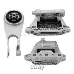 NEW 3PCS For 16-19 Chevy Malibu 1.8 Hybrid CVT Motor Mounts & Transmission Mount