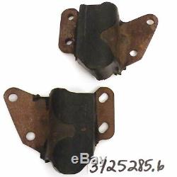 NOS 55 56 57 Chevy Bel Air Nomad wAT REAR Motor Mounts GM 3725285 3725286