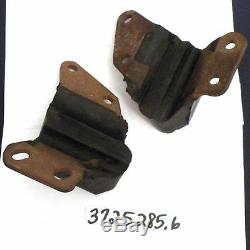 NOS 55 56 57 Chevy Bel Air Nomad wAT REAR Motor Mounts GM 3725285 3725286