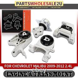New Engine Motor Mount & Transmission Mount for Chevrolet Malibu 2009-2012 2.4L