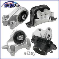 New Engine Motor Transmission Mounts 4pcs For 10-17 Chevrolet 2.4L Equinox