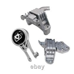 New Set of 3 Engine Motor & Trans Mount for 14-16 Cadillac ELR/11-15 Chevy Volt