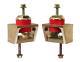 Prothane Motor Mounts Complete Steel Natural Polyurethane Red Chevy 6.2L Pair