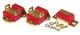 Prothane for GM Motor & Trans Mount Kit Red