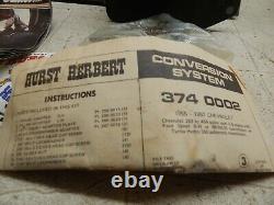 Rare Vintage Hurst Herbert Conversion Aid 374 0002 55-57 Chevy Motor Mounts