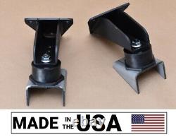 SR Chevy SBC BBC 283 350 396 502 LT1 Biscuit Weld-in Motor Mounts 3 Bolt Style