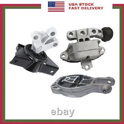 Set 3PCS Engine Motor & Trans Mount For Chevrolet Sonic 1.4L 2013-2020