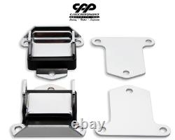 Show Chrome Poly Urethane Engine Mount Kit Small Block Chevy, Big Block Chevy