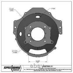 Speedway Chevy Engine to Chevy Transmission Steel Bellhousing