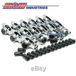 Stud Mount Stainless Roller Rocker Arms 1.7 Ratio For GM 5.7 & 6.0 LS1 LS2 LS6