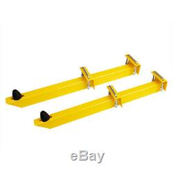 Super Performance 770501 Yellow Universal Traction Rod Bars Kits 28 Length Pair