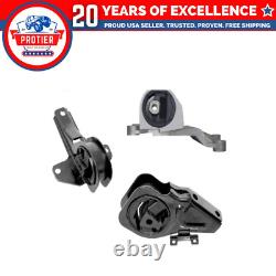 Transmission Mount Set Compatible for 1997 2001 Chevrolet Malibu 2.4L / 3.1L