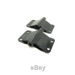 UMI 0051 Motor Mounts Frame Pads Black Powdercoated Chevy Small Block Pair