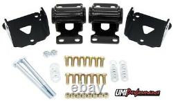 UMI 90072 1973-1981 GM F-Body Heavy Duty SBC Polyurethane Engine Motor Mount Kit