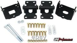 UMI 90077 1982-1992 GM F-Body Heavy Duty SBC Solid Engine Motor Mount Kit