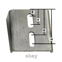 Universal Steel Motor Mounts Biscuit Style 3 Bolt Weld In Chevy SBC BBC 283-502