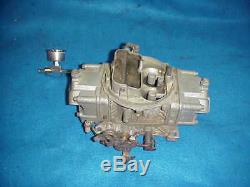 Used 4777 Holley Double Pump Carb Carburetor 650 Cfm Pumper Ford Chevy Amc