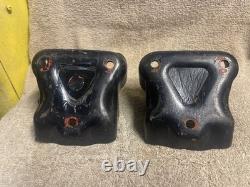 Used Gm Engine Block Mount Mounts Set Pair C10 K10 K5 Camaro 350 454 305 6.5 V