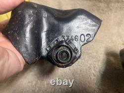 Used Gm Engine Block Mount Mounts Set Pair C10 K10 K5 Camaro 350 454 305 6.5 V