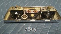 Vintage 1970's RAC Gauge Pod. Water Temp, Oil Pressure & Amperes gauges