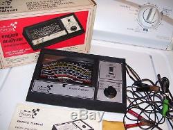 Vintage 1970' s Sears auto Engine tune Tach gauge meter volt kit gm car rat rod