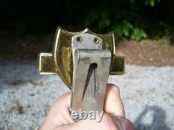 Vintage 50s auto license plate topper service part rat gm Hot rod accessory old