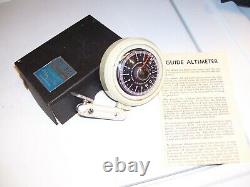 Vintage 60s Airguide auto Altimeter gauge accessory gm street hot rat rod part