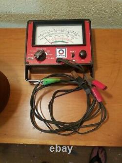 Vintage AC Delco Engine tune-up tester Dwell Meter Auto Service GM Tachometer
