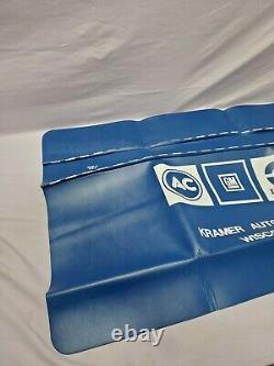 Vintage Blue AC Delco GM Kramer Auto Parts Wisconsin Fender Cover New Promo