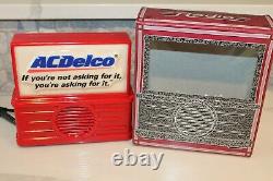 Vintage Chevrolet key holder & AC DELCO Radio nos