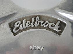 Vintage Edelbrock Engine Front Mount Aluminum Bbc Chevy Old Style Boat