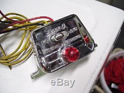 Vintage Yankee auto Hazard flasher emergency switch chrome gm street rat rod