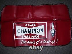 Vintage nos 70s Champion Sparkplugs auto fender part service gm show accessory