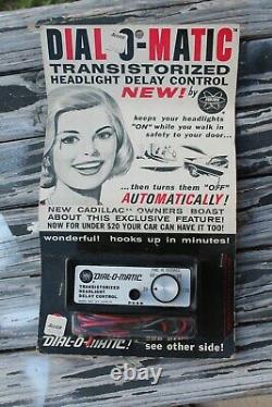 Vintage nos auto Headlight part service gm Hot rod ford accessory store display